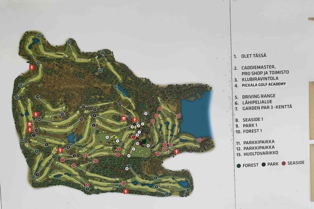 Golfapartment In Pickala Siuntio المظهر الخارجي الصورة